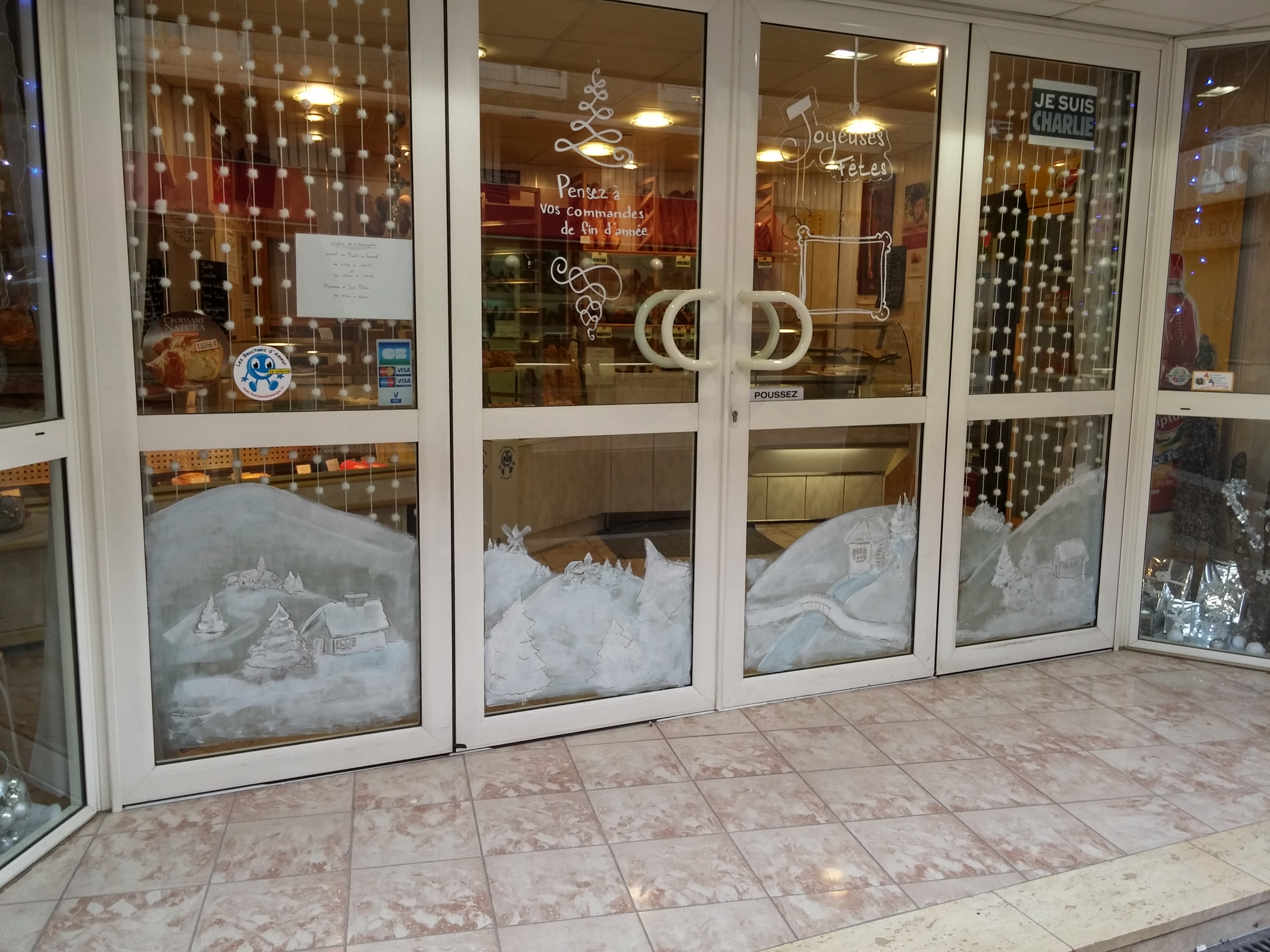 Vitrine Noël 2015 Boulangerie